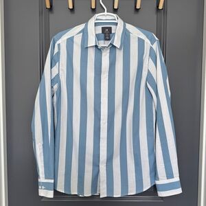 H&M Striped Button Up